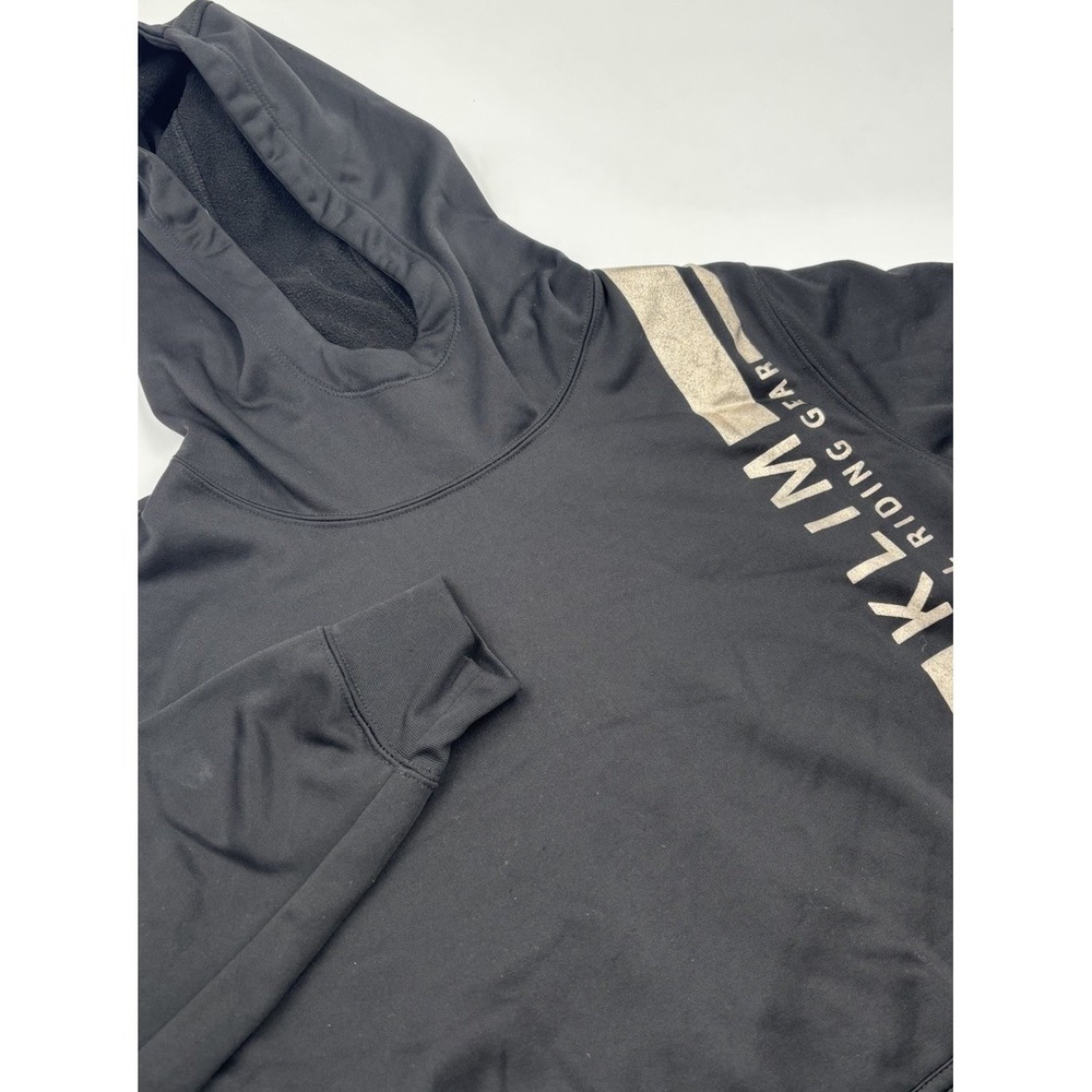 Klim Technical Riding Gear Men's L Polyester Black Logo Hoodie Sweatshirt